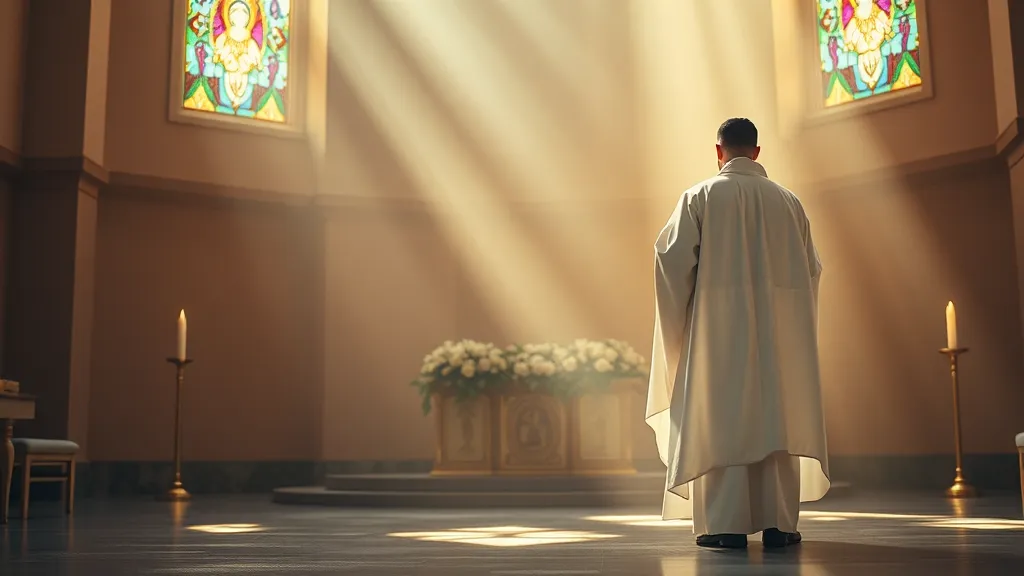 Dream symbol: white colour priest robe: symbolism: Connection to Sacred Rituals