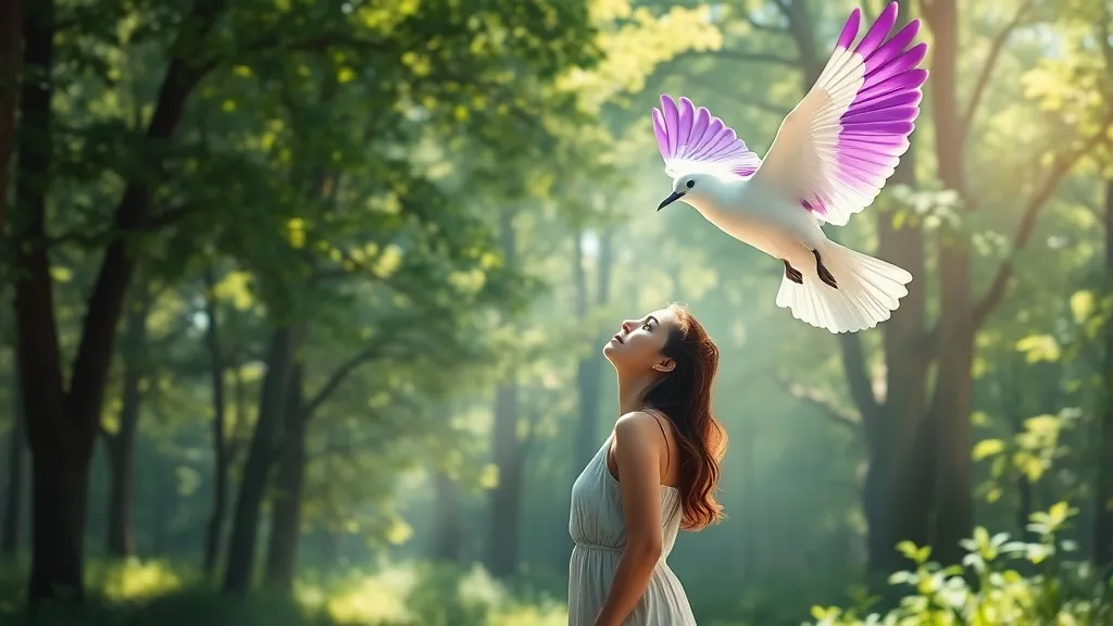 Dream symbol: white purple bird: demographics: Individuals with a Strong Connection to Nature