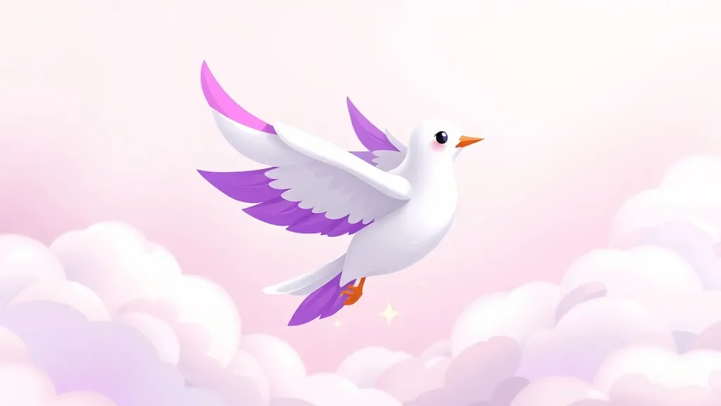 Dream symbol: white purple bird: symbolism: Rare Gifts and Unique Abilities