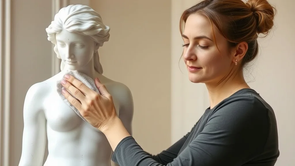 Dream symbol: white sculpture: scenarios: Dream of Cleaning a White Sculpture