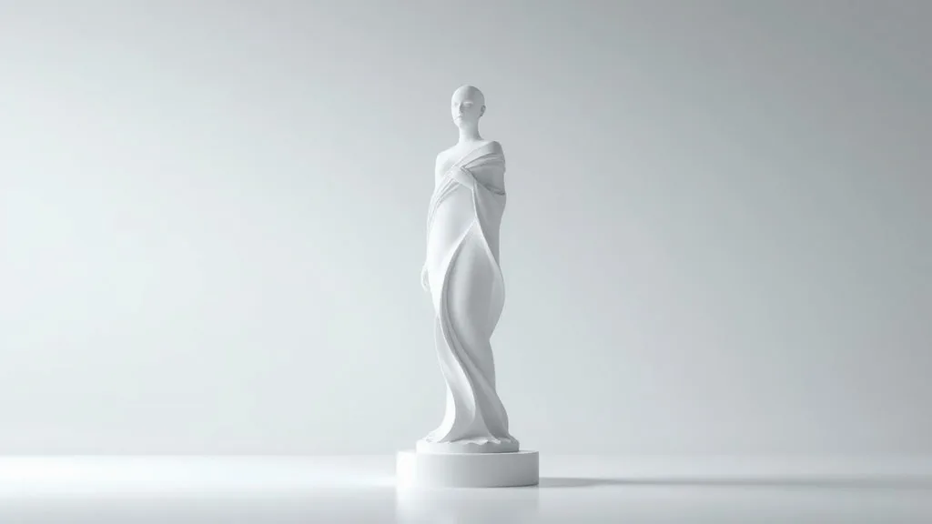 Dream symbol: white sculpture: symbolism: Spiritual Elevation