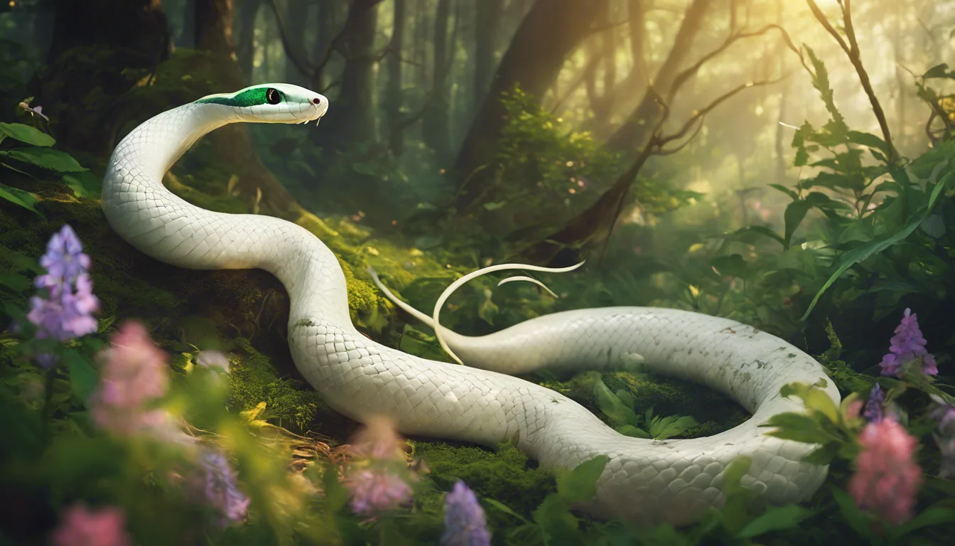 Dream symbol: white snake: demographics: People Who Have a Strong Connection to Nature or Animals