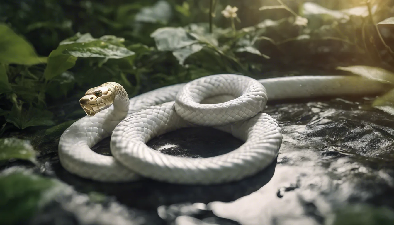 Dream symbol: white snake: symbolism: Good Luck and Prosperity