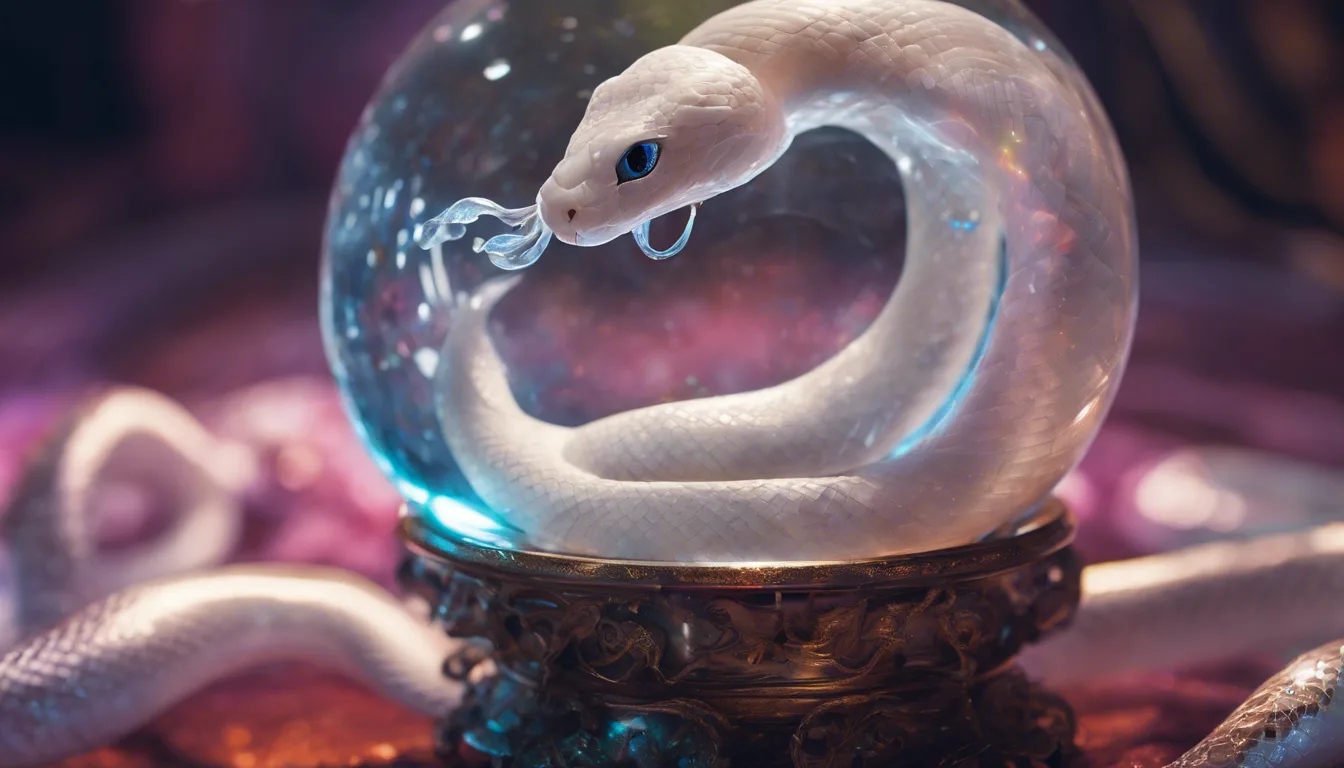 Dream symbol: white snake: symbolism: Magic and Psychic Ability