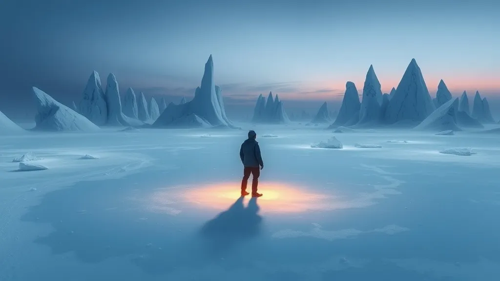 Dream symbol: white snow ice: scenarios: Dream about feeling warmth despite the snow and ice