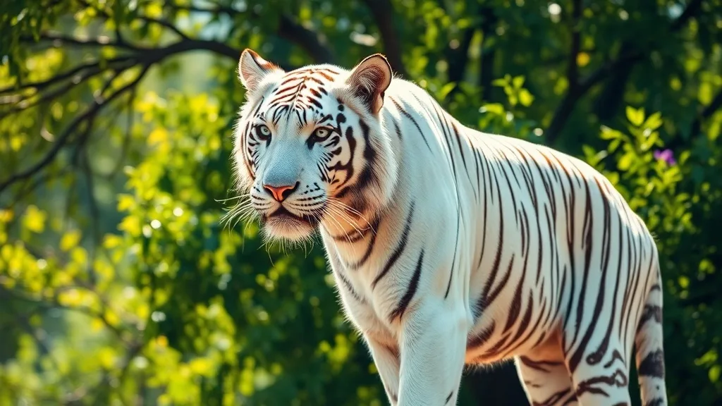 Dream symbol: white tigers: symbolism: New Beginnings and Possibilities