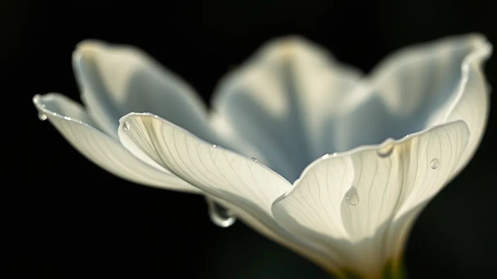 White Transparent Flower Dream Symbol Meaning & Interpretation
