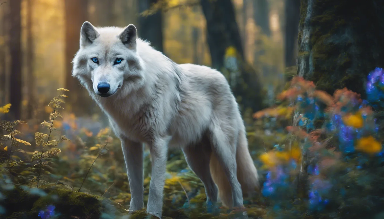 Dream symbol: white wolf: scenarios: Dream of a white wolf being a spirit animal