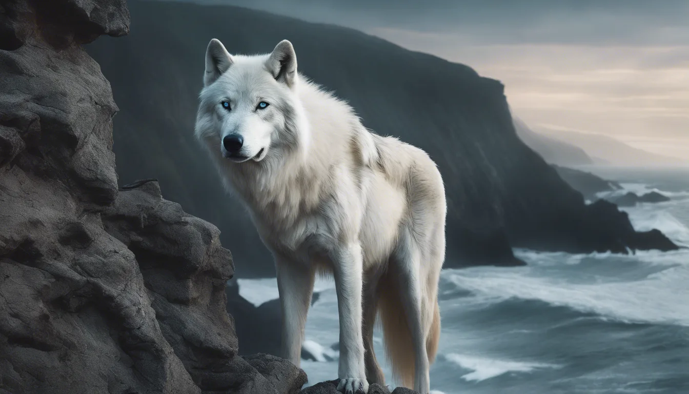Dream symbol: white wolf: symbolism: Death and Transition