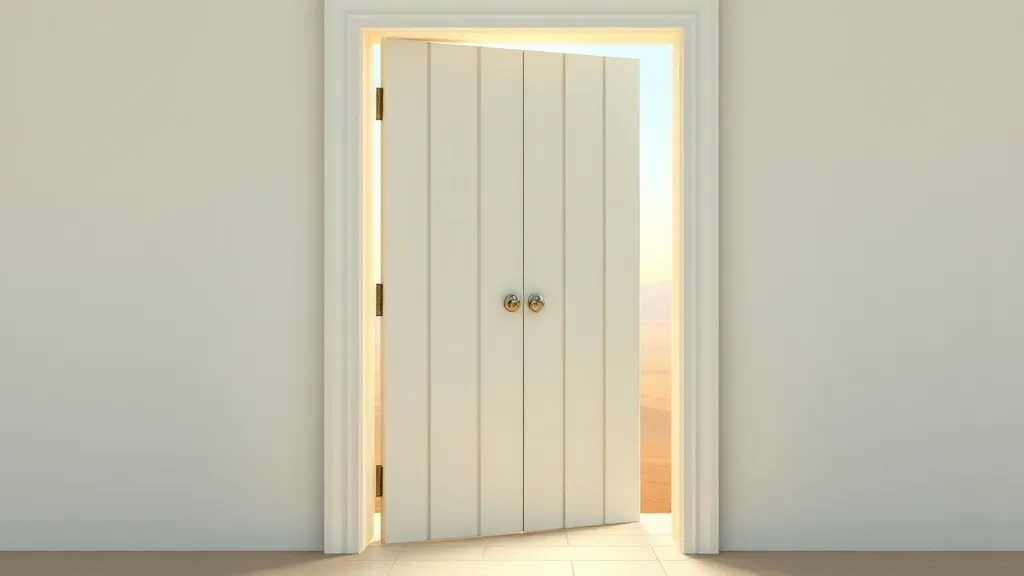 Dream symbol: white wooden door: symbolism: The Threshold of the Soul