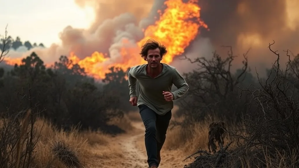 Dream symbol: california wildfire: scenarios: Dream about Escaping a California Wildfire