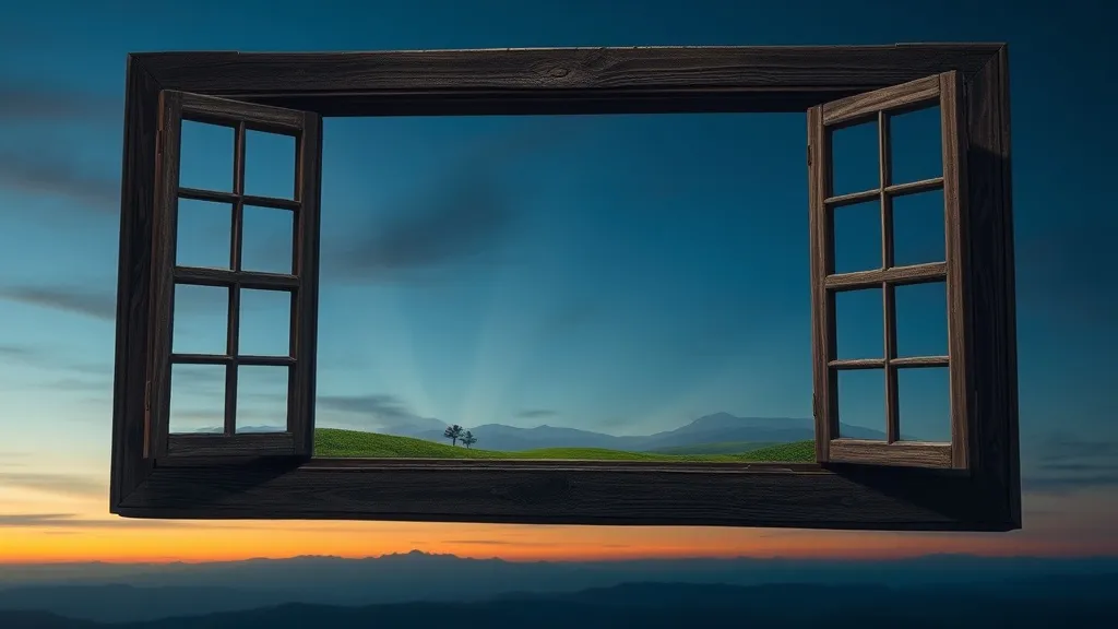 Dream symbol: window frame: symbolism: Opportunities and Possibilities