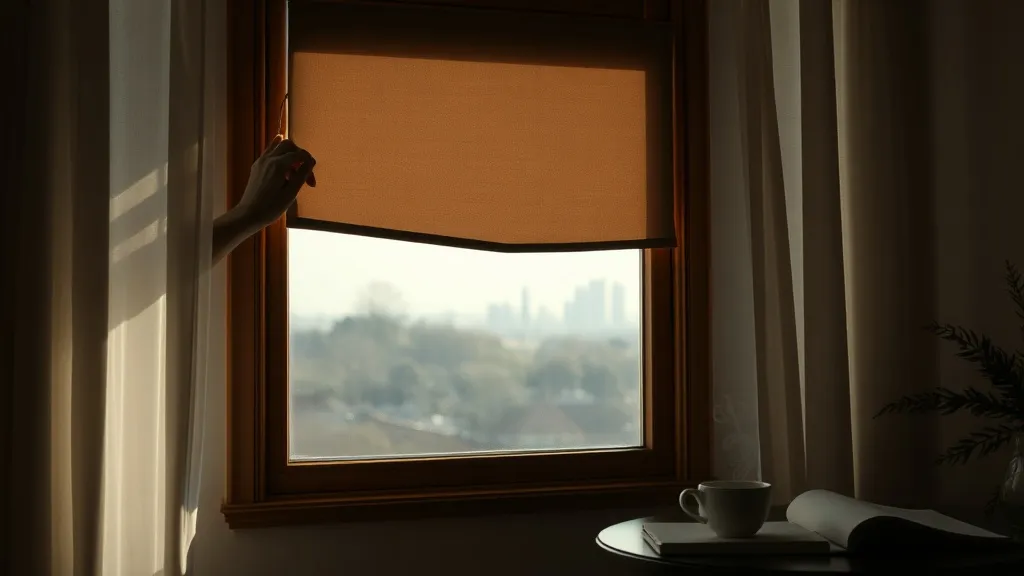 Dream symbol: window shade: scenarios: Dream of Pulling Down a Window Shade