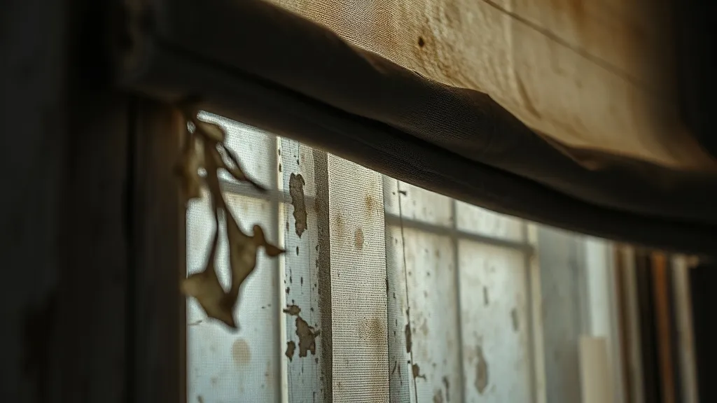 Dream symbol: shade over window: scenarios: Dream of a Dirty or Dusty Window Shade