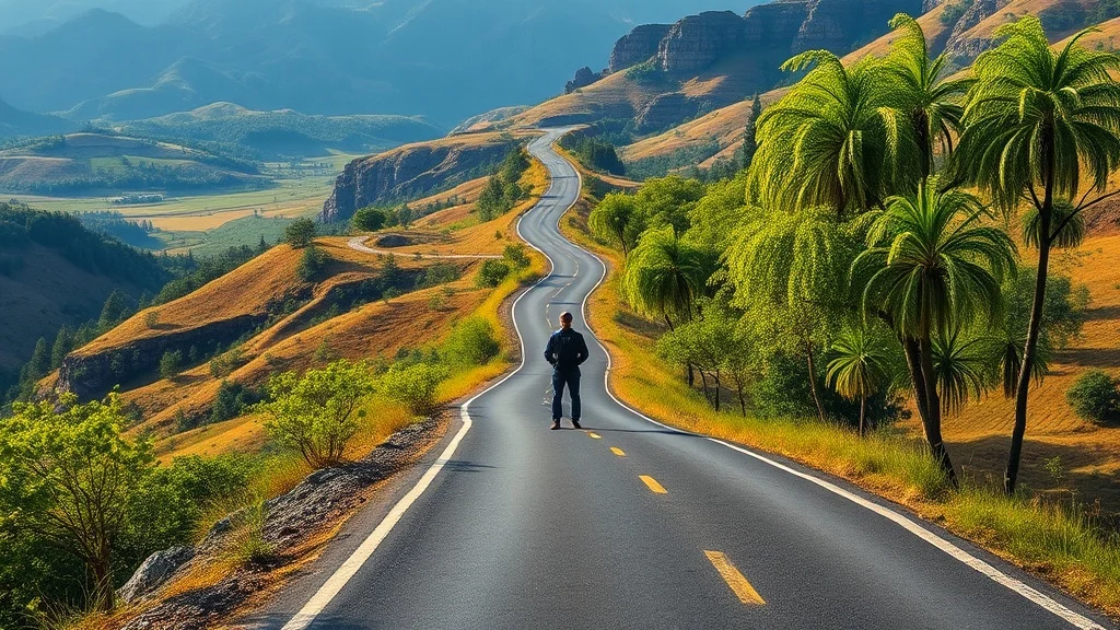 Dream symbol: windy road: symbolism: Adventures and New Experiences