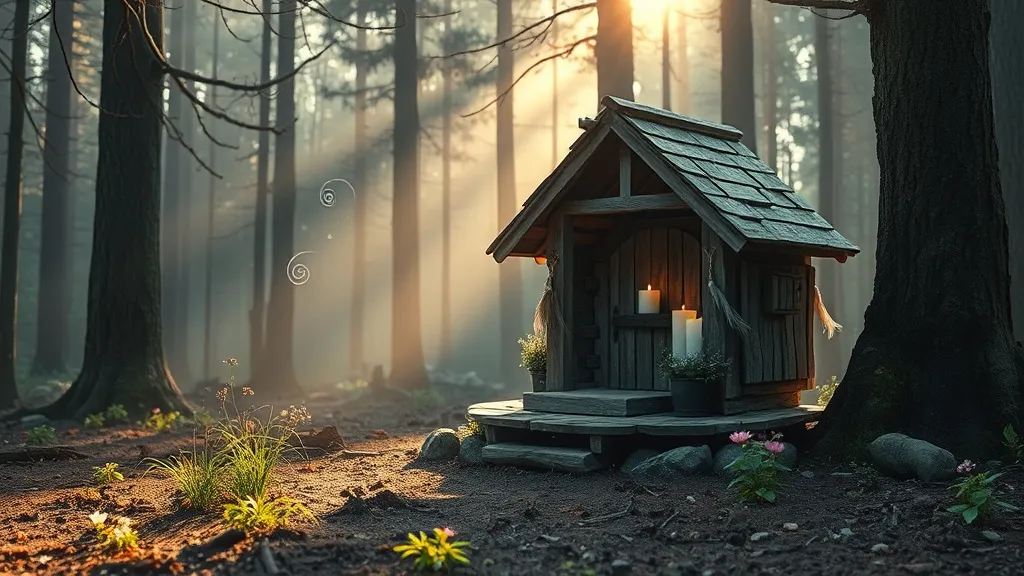 Dream symbol: witch shrine: symbolism: Reflection of Psychological Cleansing and Renewal