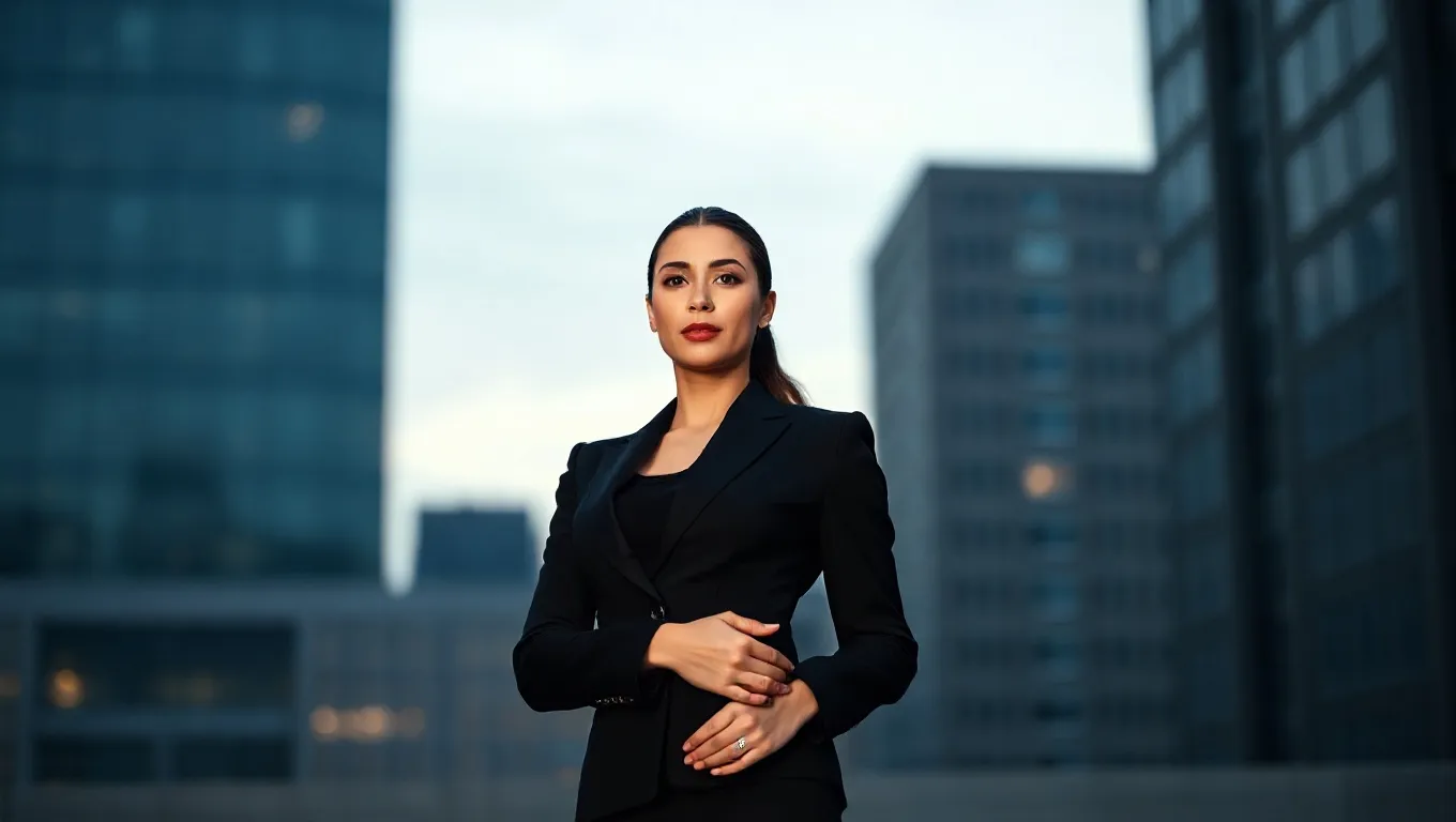 Dream symbol: woman in black suit: symbolism: Reflection of Independence and Strength Dream symbol: woman in black suit: symbolism: Reflection of Independence and Strength