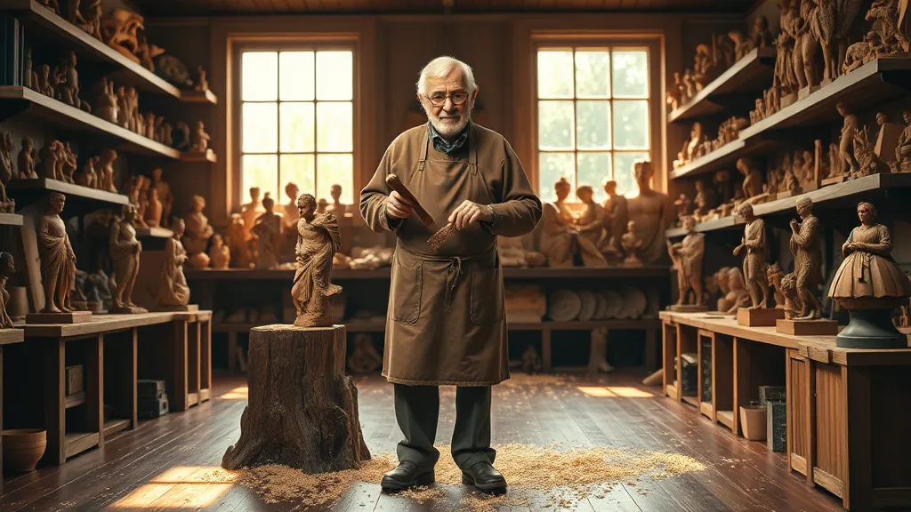 Dream symbol: wood sculptor: scenarios: Dream about Meeting a Famous Wood Sculptor
