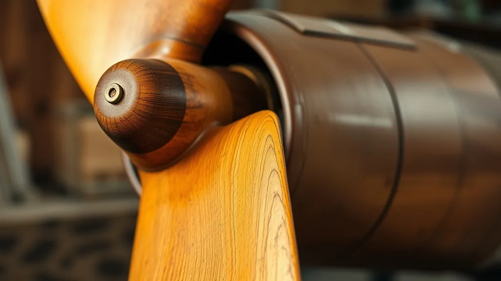 Dream symbol: wooden airplane propeller: symbolism: A Drive for Progress and Movement Forward