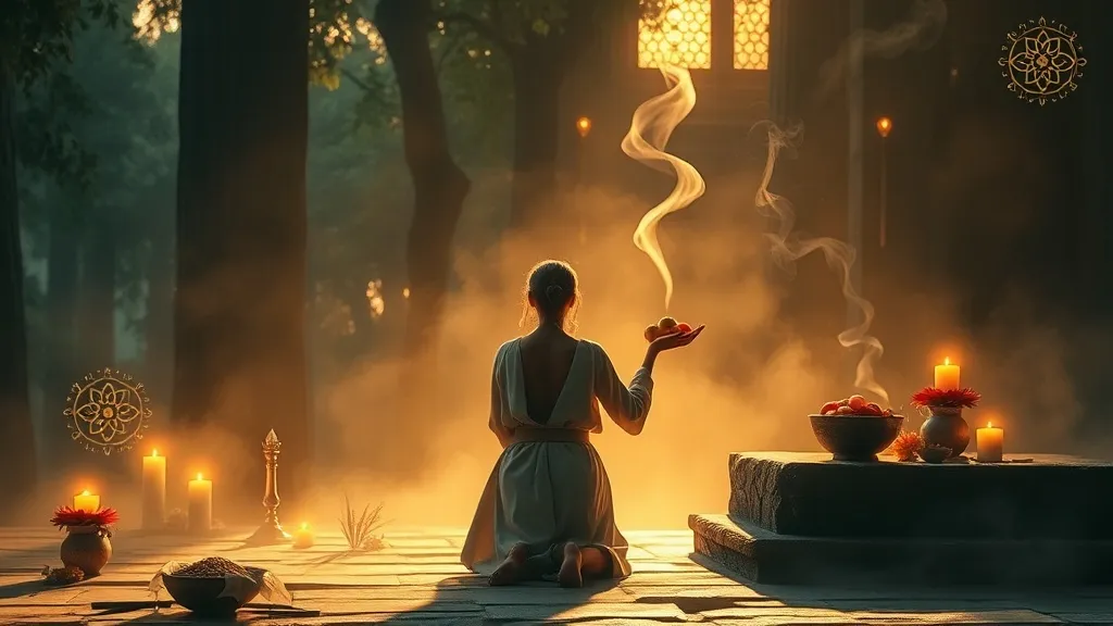 Dream symbol: worship list: scenarios: Dream about Making a Sacred Offering