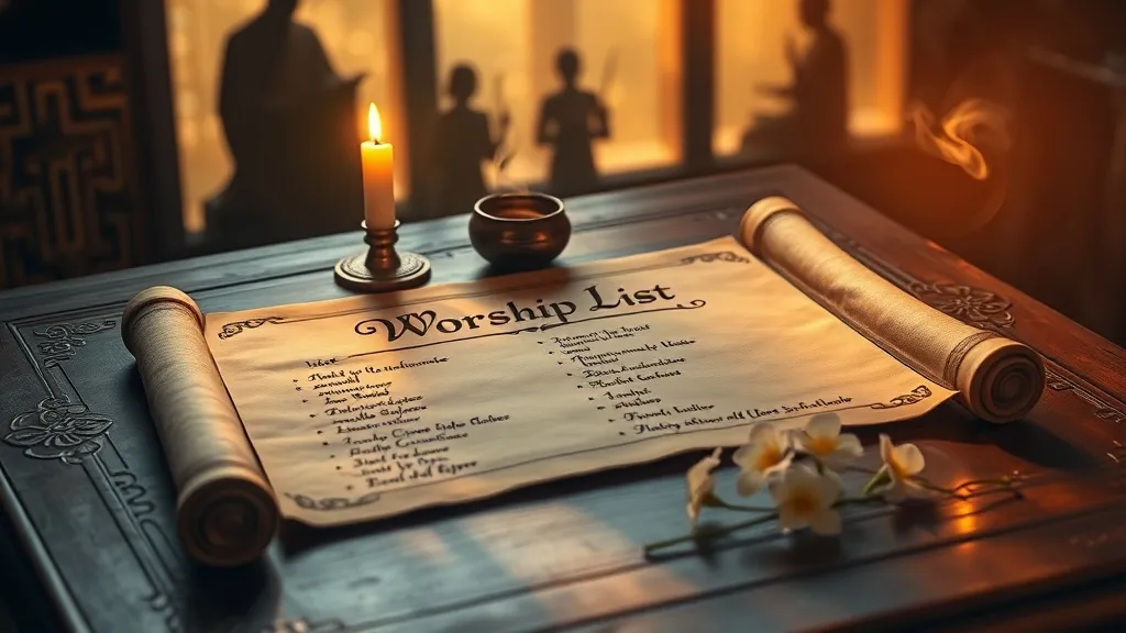 Dream symbol: worship list: symbolism: Manifestations of Reverence and Respect