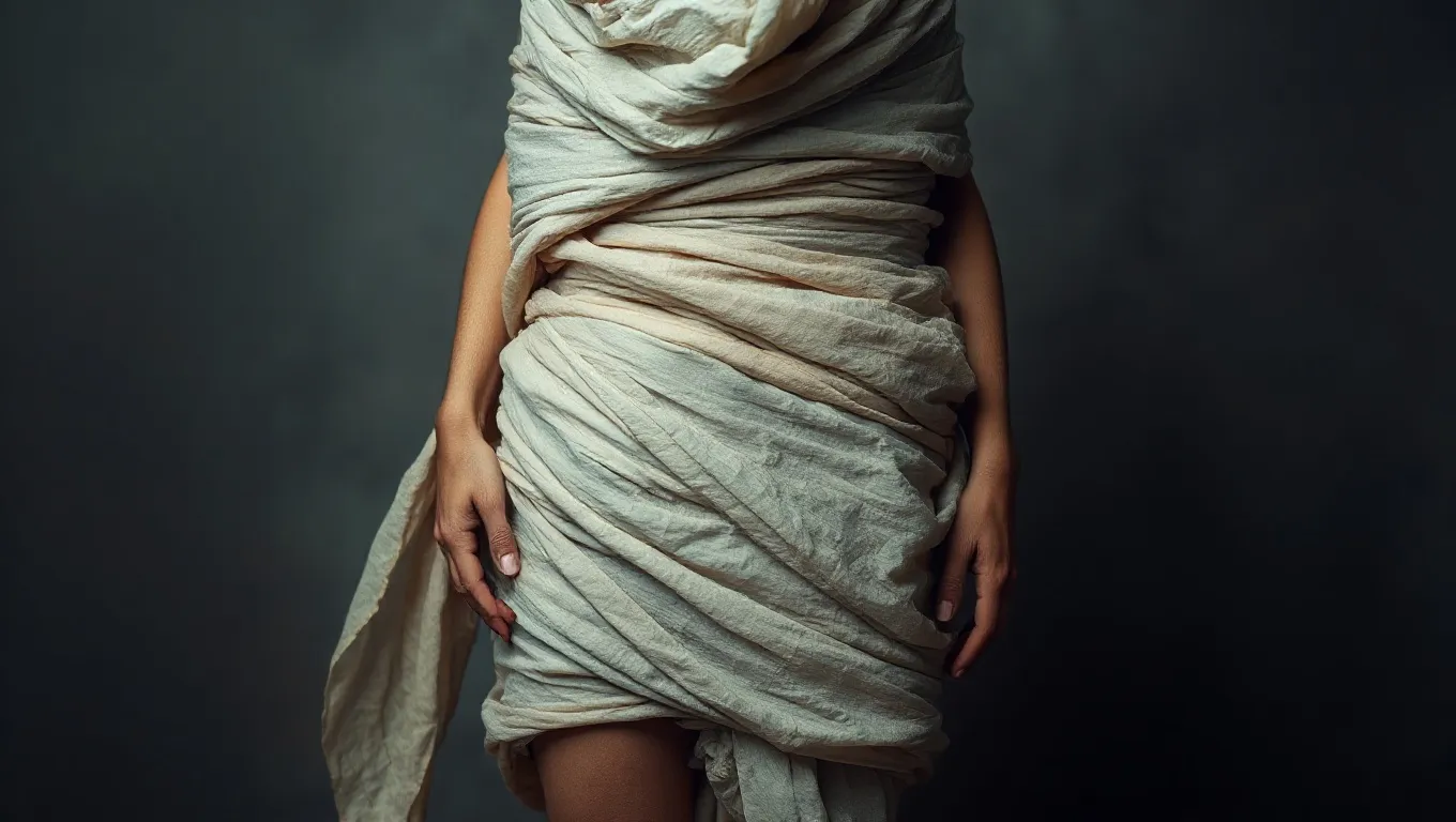 Dream symbol: wrapper cloth: symbolism: Restriction and Feeling Trapped Dream symbol: wrapper cloth: symbolism: Restriction and Feeling Trapped