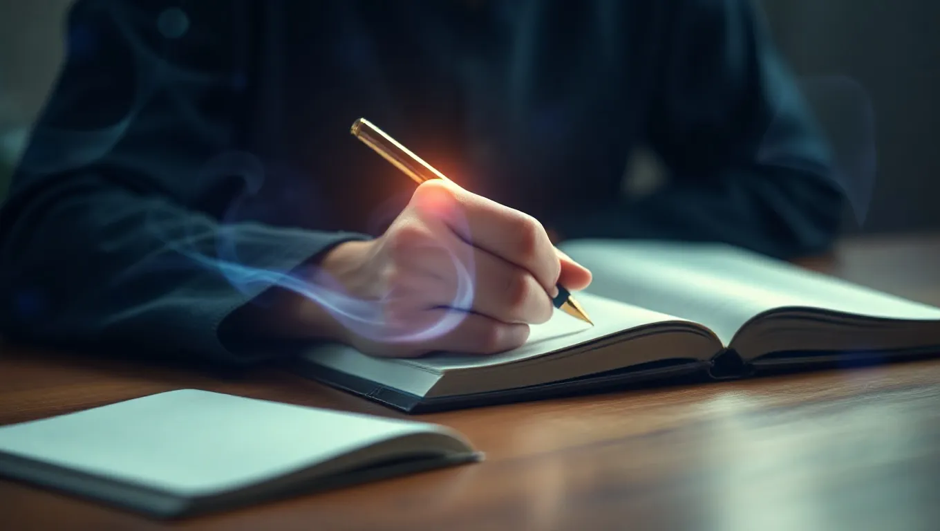 Dream symbol: writing with left hand: symbolism: Exploration of Intuition and Emotional Insight Dream symbol: writing with left hand: symbolism: Exploration of Intuition and Emotional Insight