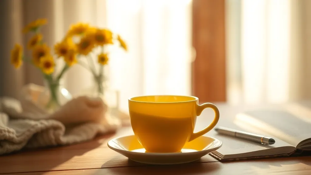 Dream symbol: yellow cup: symbolism: Representation of Joy and Positivity