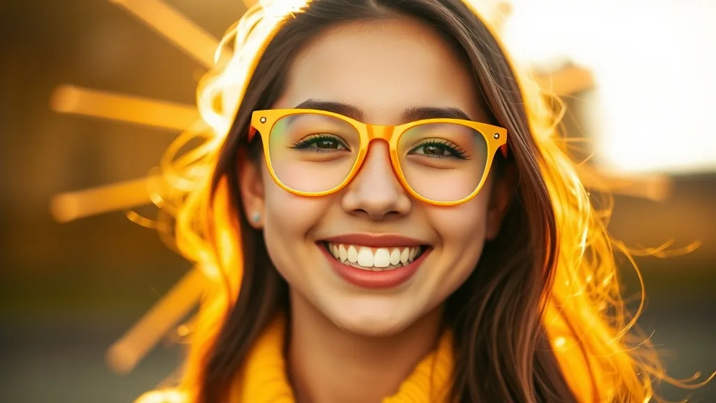 Dream symbol: yellow glasses: symbolism: Warmth and Happiness