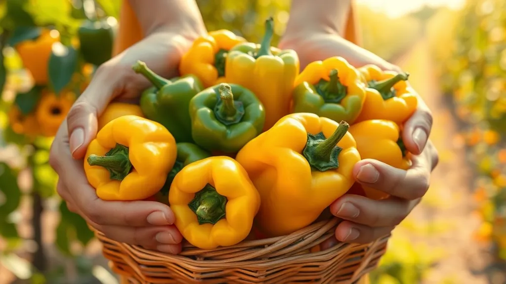 Dream symbol: yellow and green peppers: scenarios: Dream About Receiving Yellow and Green Peppers as a Gift
