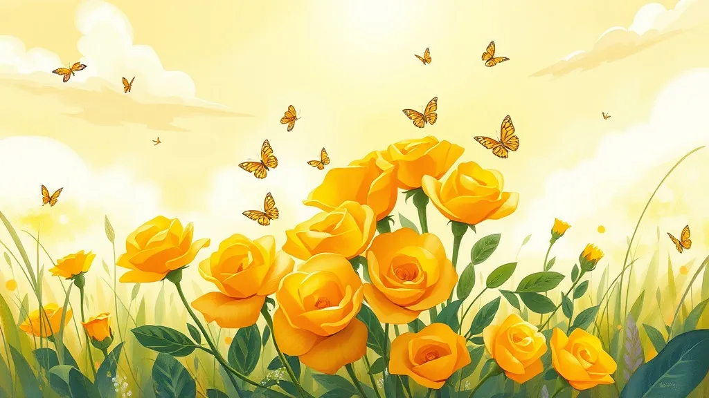 Dream symbol: yellow roses: symbolism: A Time for Lightheartedness and Playfulness