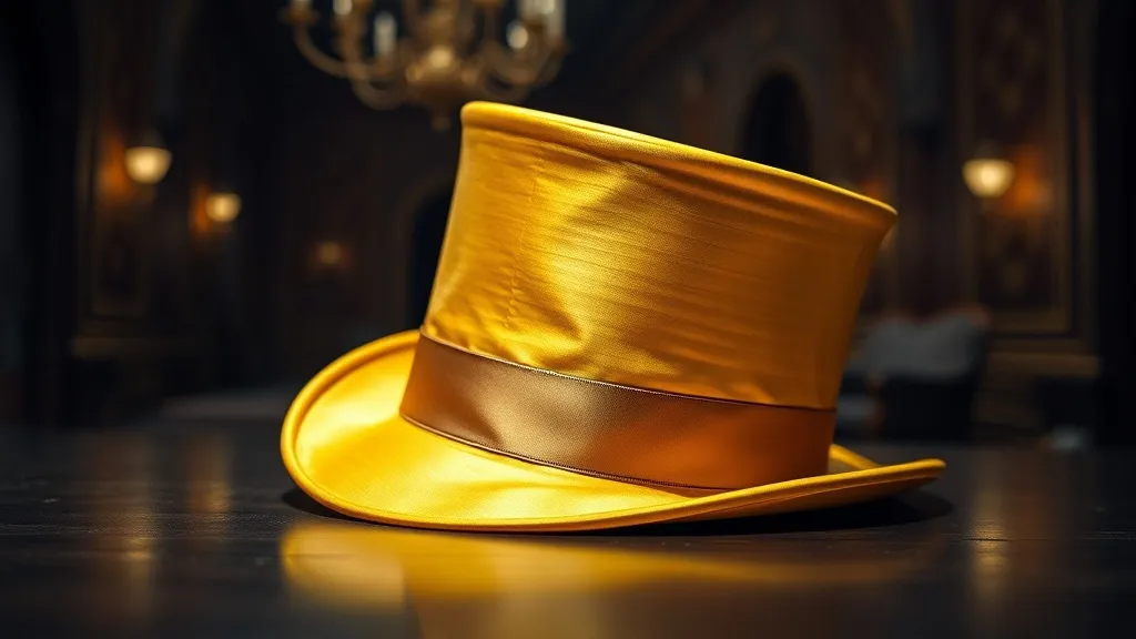Dream symbol: yellow silk hat: scenarios: Dreaming of a Yellow Silk Hat and Feeling Anxiety: Pressure and Uncertainty