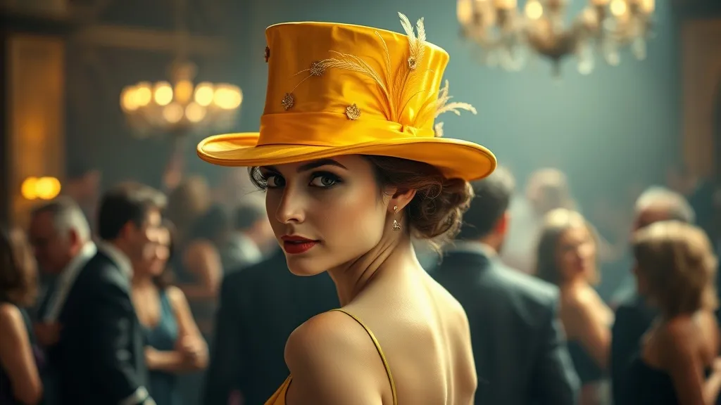 Dream symbol: yellow silk hat: symbolism: A Desire for Attention or Admiration
