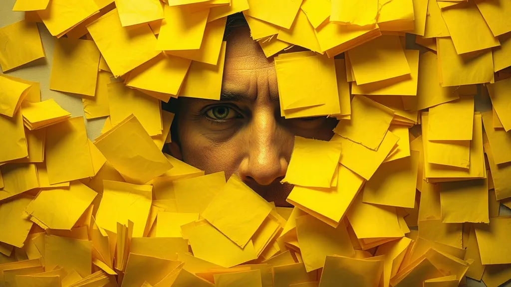 Dream symbol: yellow sticky notes: symbolism: Urgent Reminders and Tasks