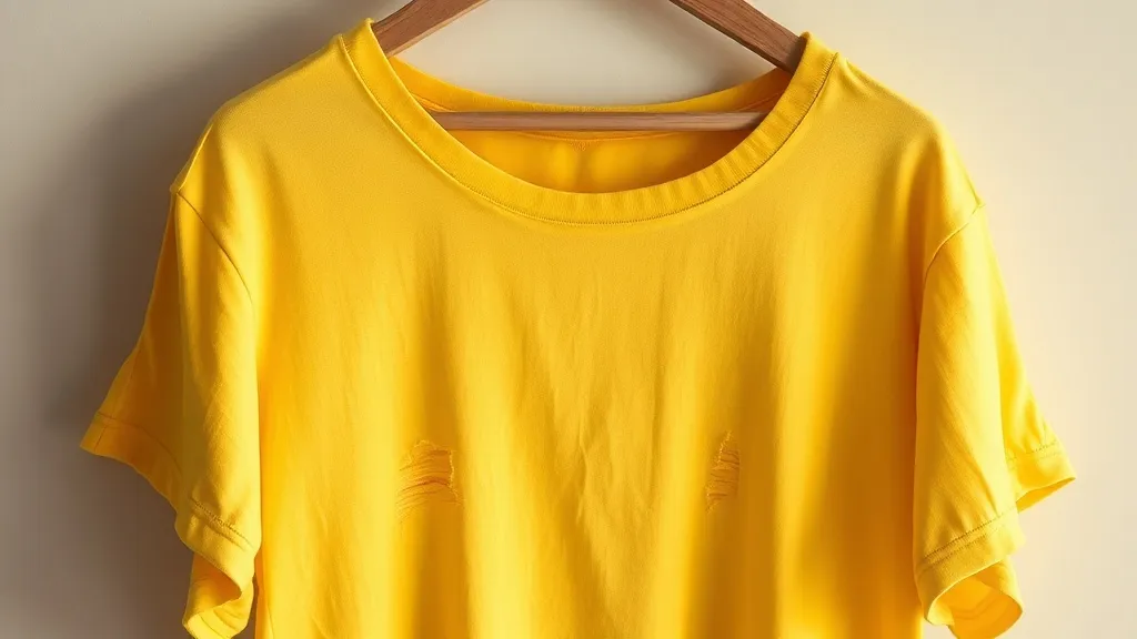Dream symbol: yellow t-shirt: scenarios: Dream of a Torn Yellow T-Shirt