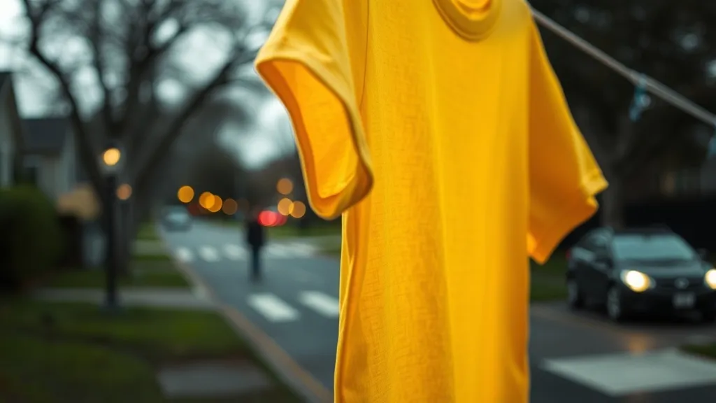 Dream symbol: yellow t-shirt: symbolism: Reflection of Caution and Alertness