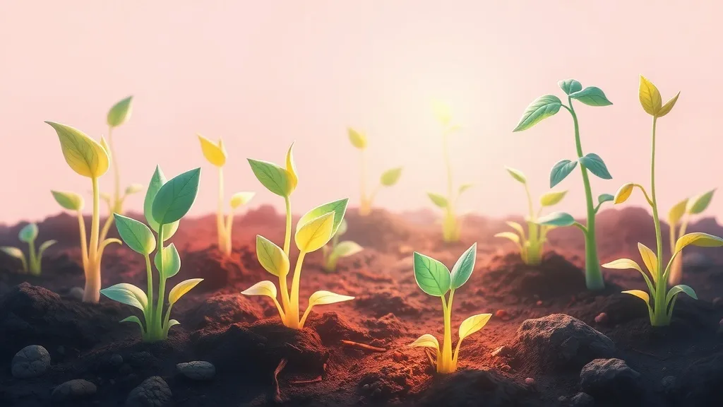 Dream symbol: garden with young plants: symbolism: Seeds of Change and Transformation